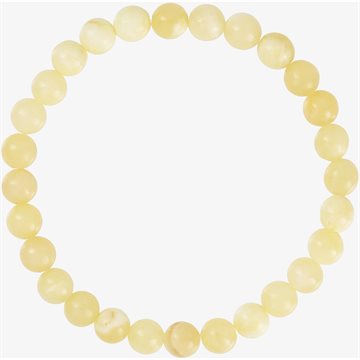 WOLFF JEWELRY JALLE PEARL BRACELET LIGHT YELLOW- 1236